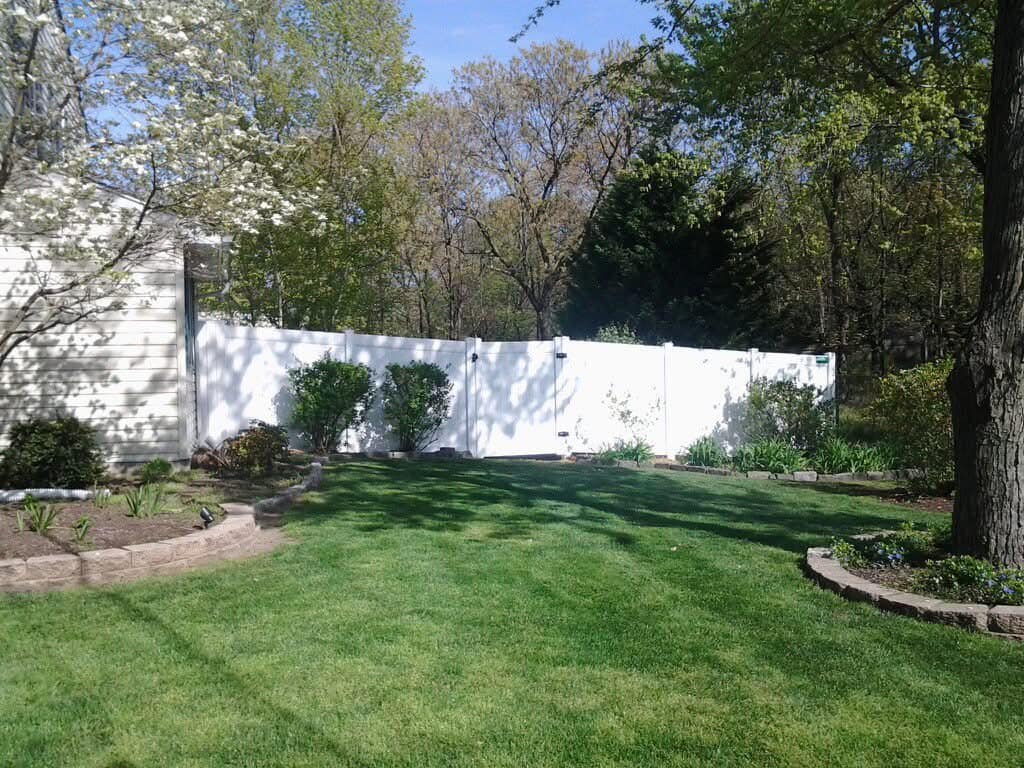 Backyard Vinyl Fence NJ Backyard Vinyl Fence
